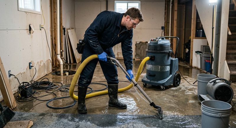 Basement Water Extraction in Gilbert, AZ