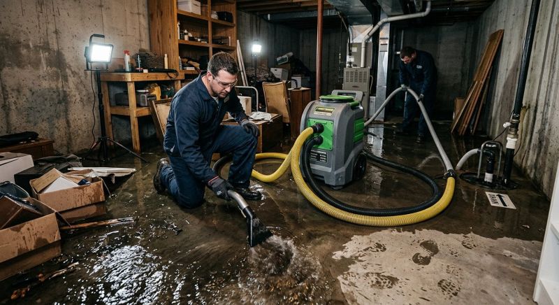 Basement Water Removal in Mesa, AZ