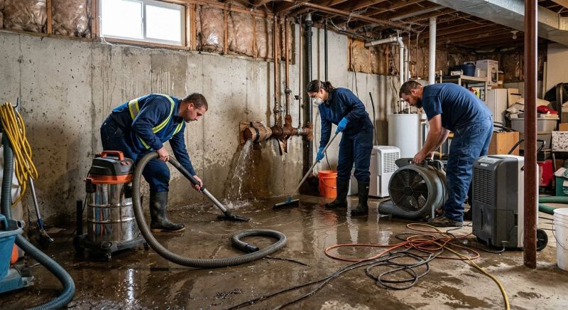 Burst Pipe Cleanup in Chandler, AZ