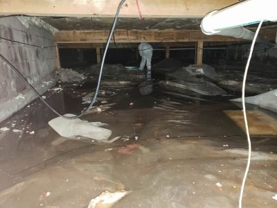 Crawlspace Water Cleanup in Mesa, AZ
