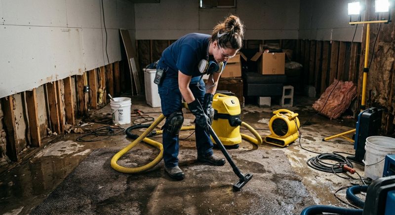 Flooded Basement Cleanup in Scottsdale, AZ