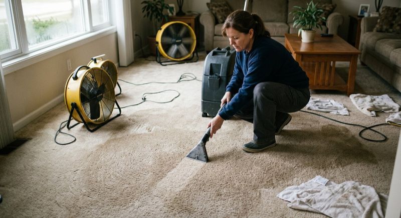 Wet Carpet Restoration in Scottsdale, AZ