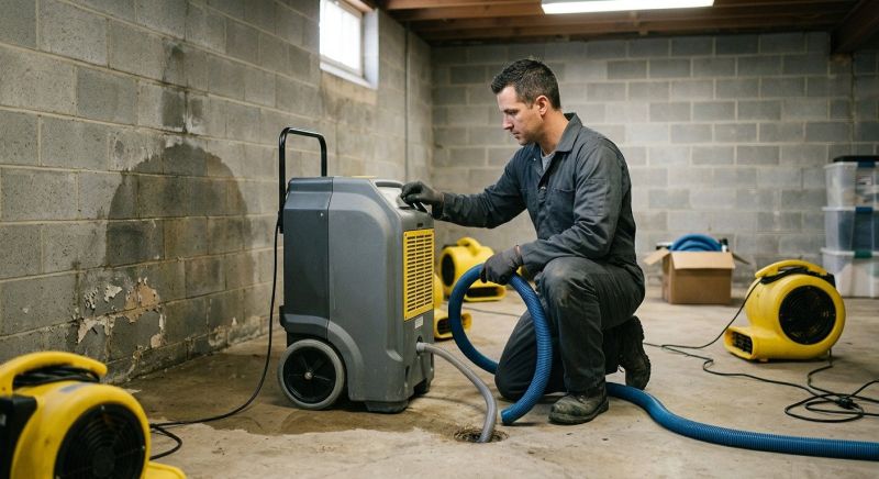 Basement Drying in Chandler, AZ